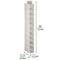 mDesign Soft 10 Shelf Fabric Closet Hanging Storage Unit, 2 Pack